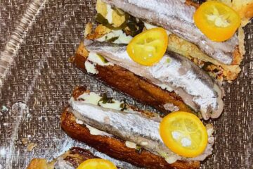 Toasts d'anchois briochés de Léa H