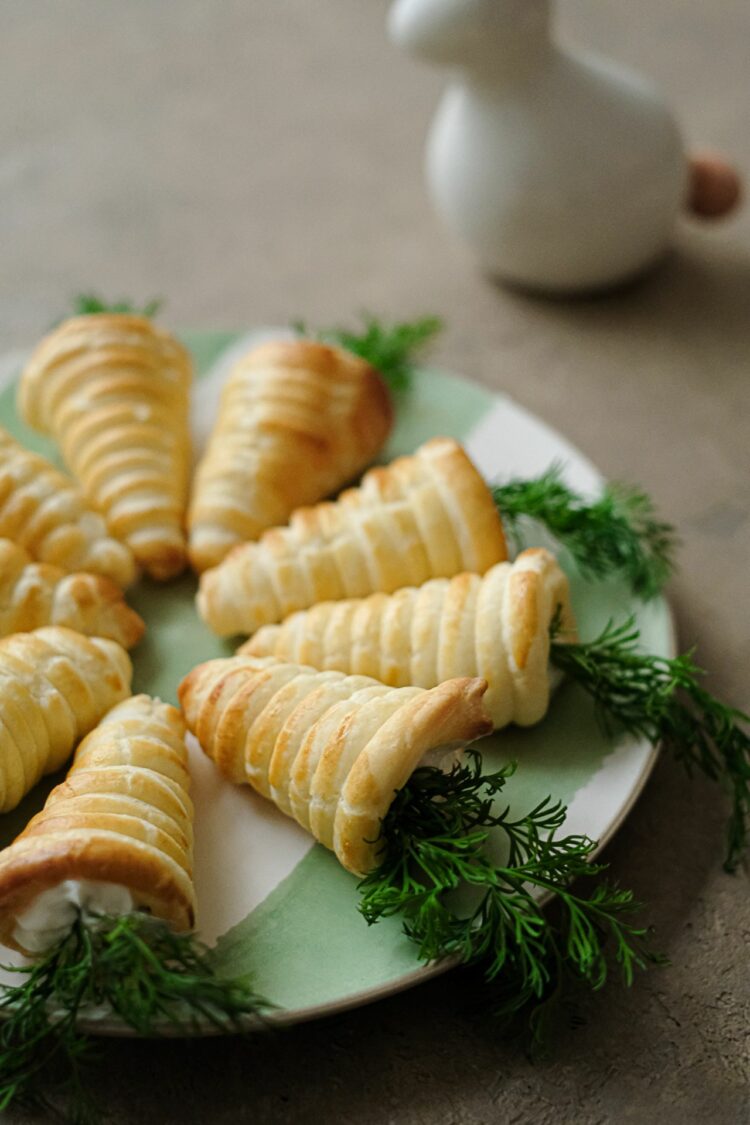 Trompe-l'oeil carotte pour Pâques