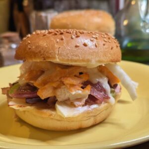 Burger au saumon de Justine