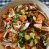 Bouillon japonais au poulet mariné de Julie