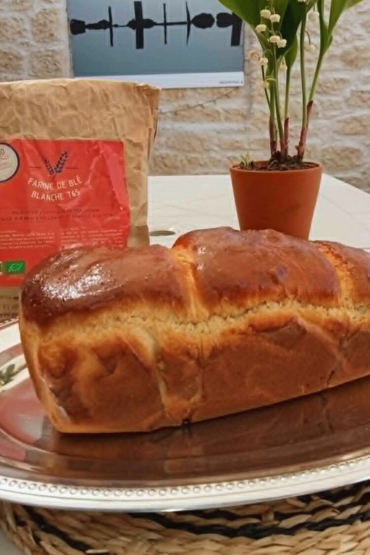 Brioche maison à la machine à pain