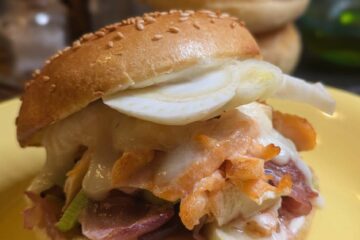 Burger au saumon de Justine