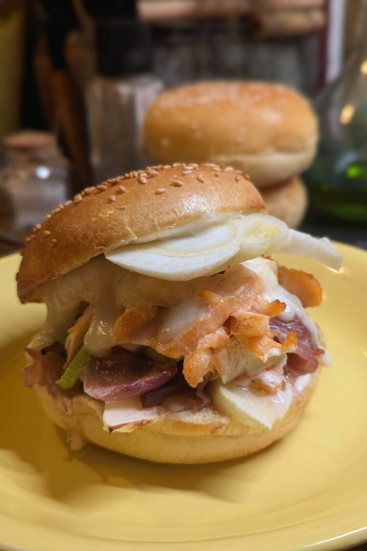 Burger au saumon de Justine