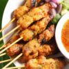 Poulet satay, la recette parfumée
