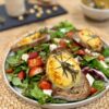 Salade printanière fraises et Charolais AOP