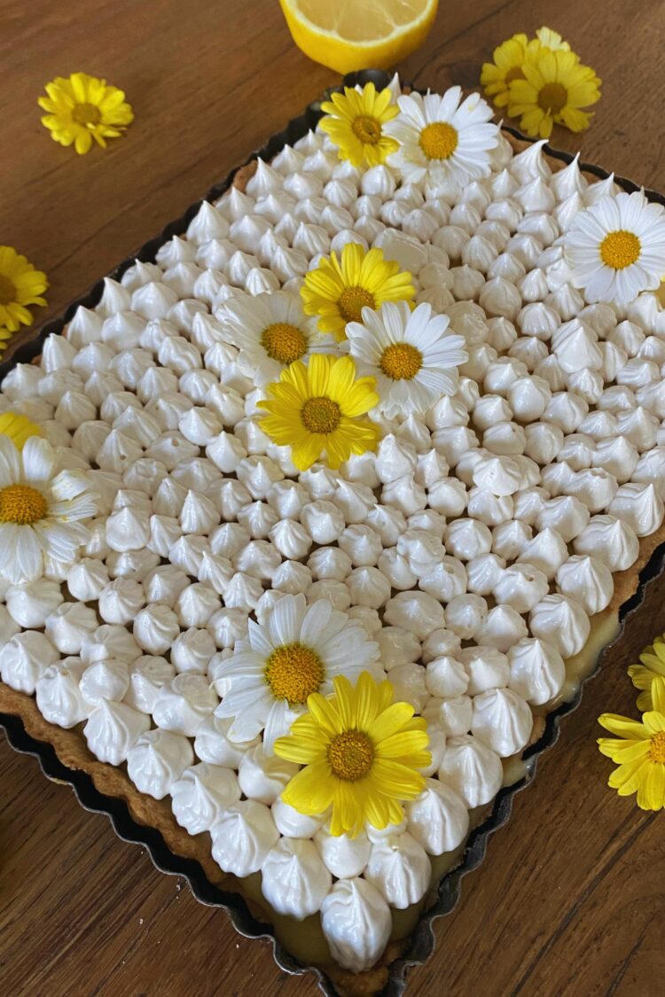 Tarte au citron meringuée maison