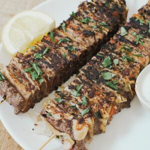 Brochettes de tortillas à la viande hachée
