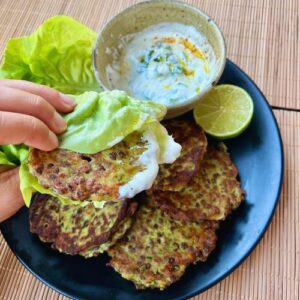 Galettes aux lentilles et courgette de Léa
