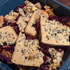 Poulet au bleu d'Auvergne de Justine