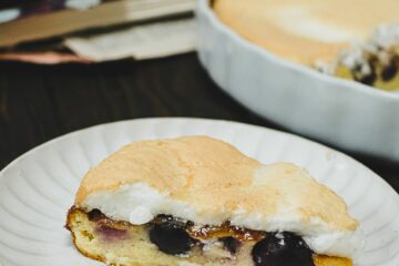 Clafoutis aux cerises meringué, une version ultra gourmande