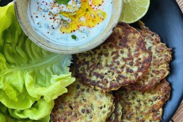 Galettes aux lentilles et courgette de Léa