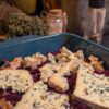 Poulet au bleu d'Auvergne et au vin rouge de Justine