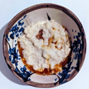 Riz au lait et sa sauce caramel de Justine