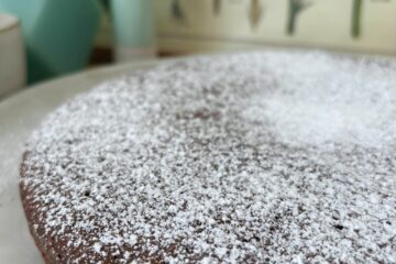 Torta caprese de Julie, une recette forte en café !