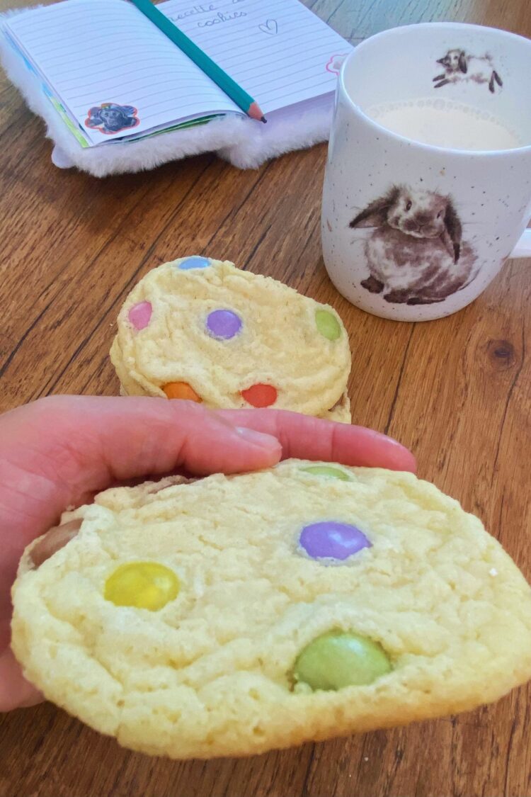La recette des cookies aux smarties d'Elodie