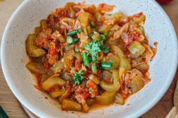Daube de concombre antillaise : le soleil dans l'assiette