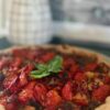 Tarte aux tomates cerises confites de Julie