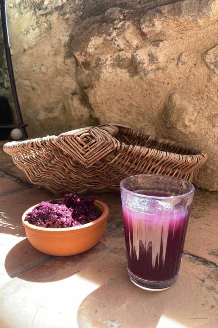 La recette du jus de raisin de Justine