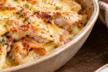 Tartiflette au poulet, une variante aussi gourmande que l'originale